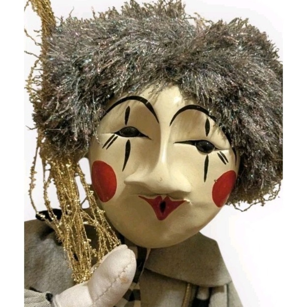 Louie Gizyn Sculpture Mime Mobile  Fantastic Figurines Balloons Clown Doll OOAK
